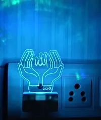 DIONA 3D ALLAH - ISLAM LED MULTICOLOR NIGHT LAMP Home Decor Items Night Lamp-thumb3
