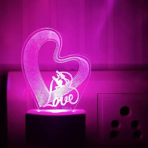 Valentine Day Couple Night Lamps