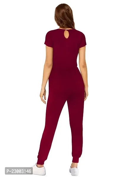 Stylish Polyester Solid Maxi Jumpsuit For Women-thumb4