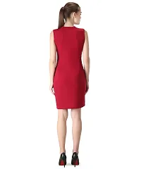 Classic Polyester Solid Dresses for Women-thumb3