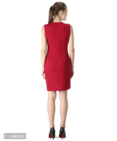 Classic Polyester Solid Dresses for Women-thumb4