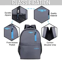 Classic Terror Grey Skyblue Bag 25 L Backpack-thumb3