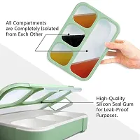 4 Compartment plastic Lunch Box-thumb1