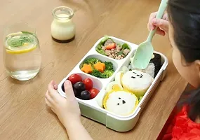 4 Compartment plastic Lunch Box-thumb4