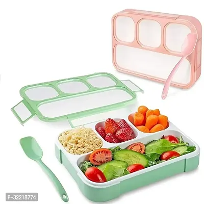 4 Compartment plastic Lunch Box-thumb3