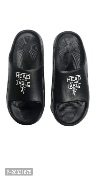 Comfortable Black EVA Flip Flops For Men-thumb0