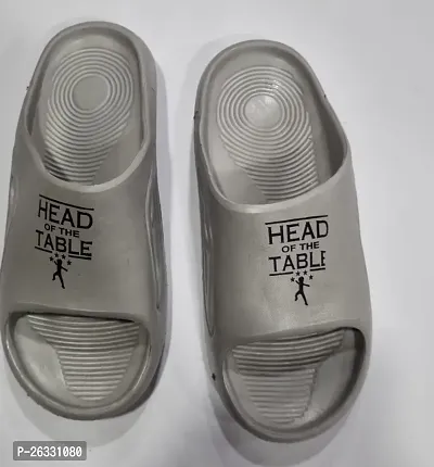 Comfortable Grey EVA Flip Flops For Men-thumb0