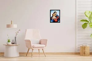 Prem Art and Craft Lord Jesus and Mother Mary 9x12inch MDF Photo Frame-thumb2