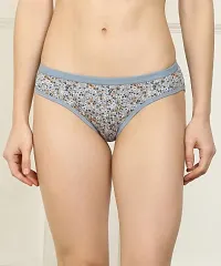 Stylish Multicoloured Cotton Blend Printed Briefs For Women Pack Of 6-thumb3