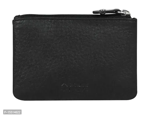 Calfnero Black Leather Unisex Purse (1589)-thumb4