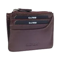 Calfnero Leather Women Card Wallet(brown)-thumb1
