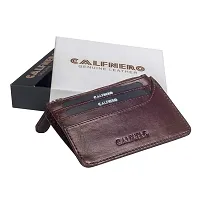 Calfnero Leather Women Card Wallet(brown)-thumb4