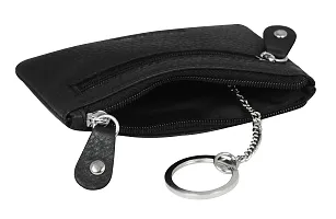 Calfnero Black Leather Unisex Purse (1589)-thumb2