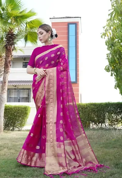 Fancy Saree with Blouse Piece for Women