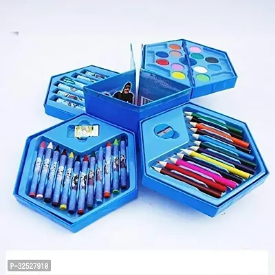 46 pcs Colour Set- Crayons  Water Colours (Multicolor)