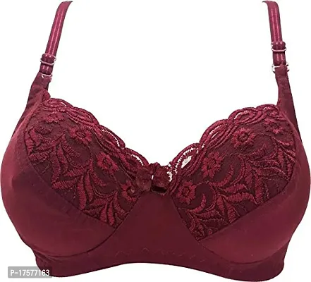 FANMADE Non Padded Beautiful Net Bra, Soft & Comfortable Fancy Net Bra for  Women and Girl Pack of 3