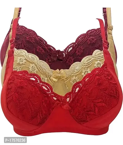 Buy Women's X-Lady Hosiery Cotton Bridal Bra for Women and Girls - Women's  Innerwear Bras, Womans Bralette Bra (Pack of 3) Online In India At  Discounted Prices