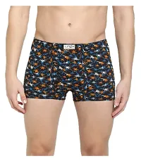 Ganesh Creations Printed Men's Eazy Premium Mini Trunk for Men  Boys|Men's Underwear Trunk Combo (Pack of 3)-thumb2