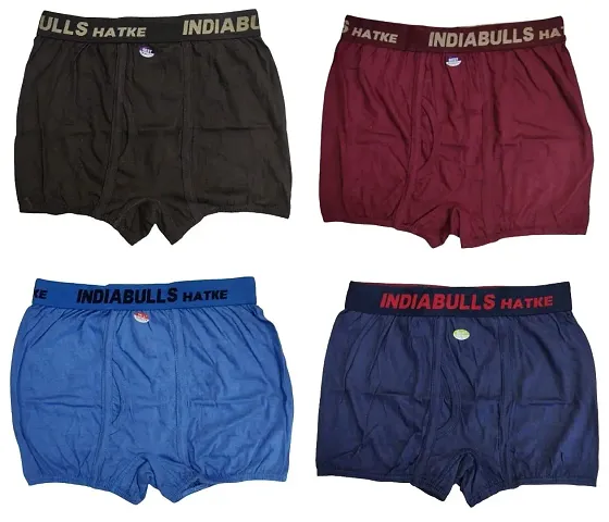 Ganesh Creations Men's Indiabulls Hatke Mini Trunk/Underwear for Men and Boys|Men's Underwear (Pack of 4)