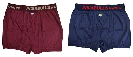 Ganesh Creations Men's Indiabulls Hatke Mini Trunk/Underwear for Men & Boys|Men's Underwear (Pack of 2)