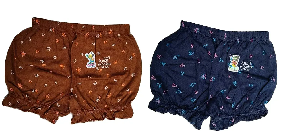 Ganesh Creations Ankit Premium Kids Hosiery Bloomers for Kids|Kids Hosiery Bloomers (Pack of 2)