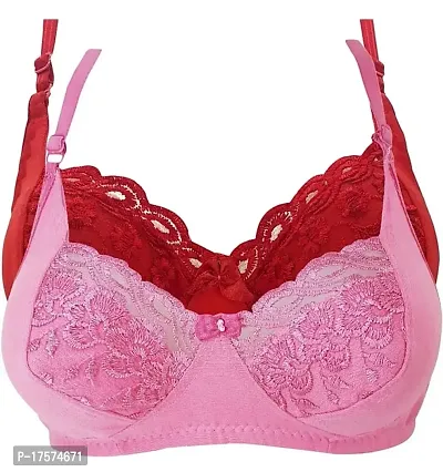 Buy Women's X-Lady Hosiery Cotton Bridal Bra for Women and Girls - Women's  Innerwear Bras, Womans Bralette Bra Combo (Pack of 2) Online In India At  Discounted Prices
