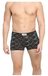 Ganesh Creations Printed Men's Eazy Premium Mini Trunk for Men  Boys|Men's Underwear Trunk Combo (Pack of 3)-thumb3