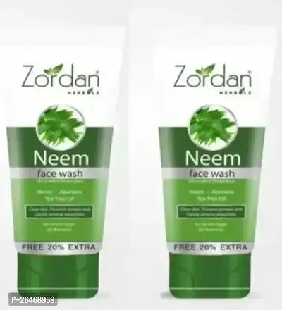 Zordan Neem Face Wash 60ml, Pack Of 2 - 120ml