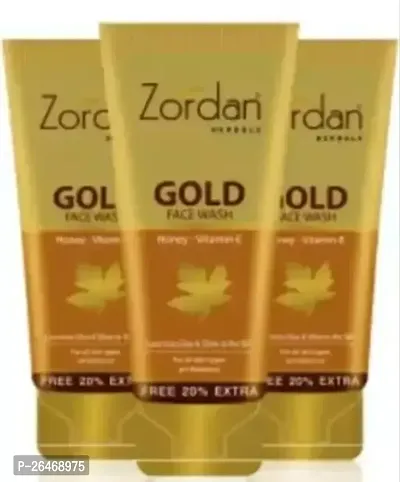 Zordan Gold Face Wash 60ml, Pack Of 3 - 180ml