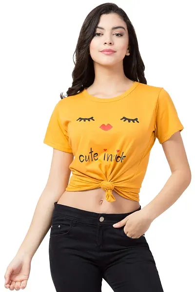 FLYME Girls T Shirt (FLY-YELLOW-T-119-S)