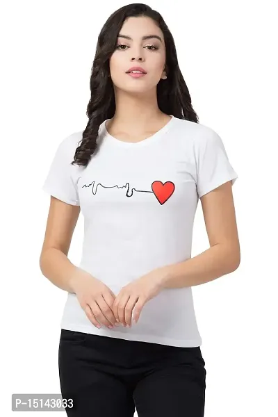 FLYME Girls Cotton T Shirt (FLY-WHITE-T-111-$P)