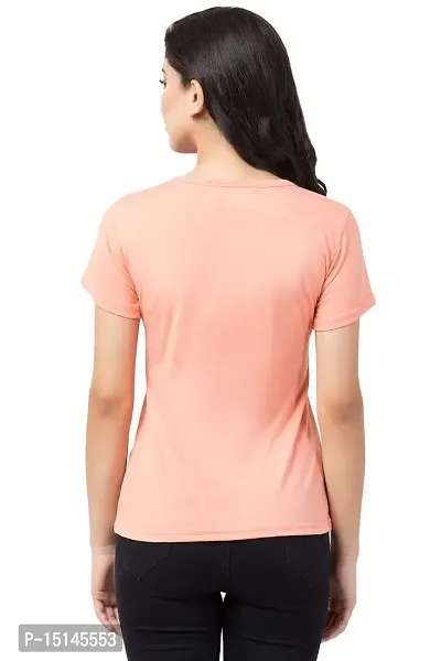 FLYME Girls Cotton T Shirt (FLY-PINK-T-104-S)-thumb4