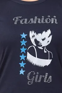 FLYME Girls Cotton T Shirt (FLY-BLACK-T-107-XL)-thumb4