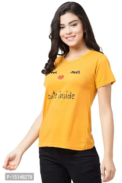 FLYME Girls Cotton T Shirt (FLY-YELLOW-T-119-XL) Pink-thumb3