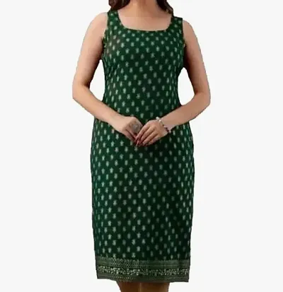 A-Line Rayon Kurta For Women