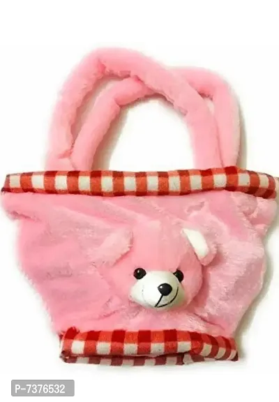 Stylish Fancy Pink Teddy Basket Soft Toys Stuffed Toy Plush Toys Teddy Bear For Girls-Boys-Kids