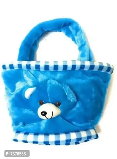 Stylish Fancy Blue Teddy Basket Soft Toys Stuffed Toy Plush Toys Teddy Bear For Girls-Boys-Kids