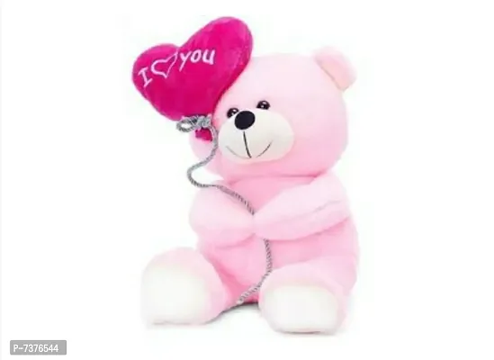 Stylish Fancy Pink Balloon Teddy Bear Soft Toys Stuffed Toy Plush Toys Teddy Bear For Girls-Boys-Kids-thumb0