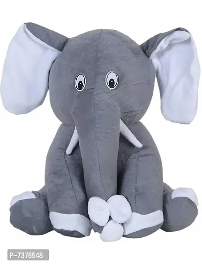 Stylish Fancy Grey Elephant Soft Toy Soft Toys Stuffed Toy Plush Toys Teddy Bear For Girls-Boys-Kids-thumb0