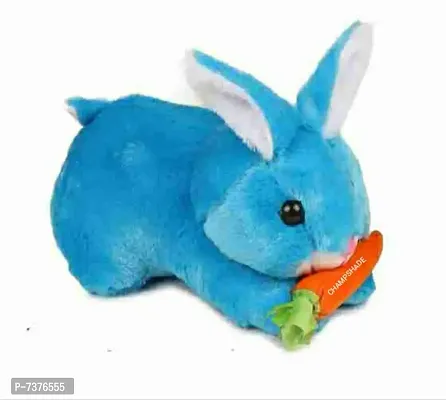 Stylish Fancy Blue Rabbit Soft Toy Soft Toys Stuffed Toy Plush Toys Teddy Bear For Girls-Boys-Kids-thumb0