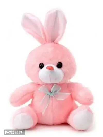 Stylish Fancy Sitting Bunny Soft Toy Soft Toys Stuffed Toy Plush Toys Teddy Bear For Girls-Boys-Kids-thumb0