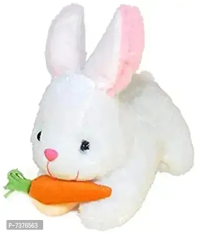 Stylish Fancy White Rabbit Soft Toy For Kids Soft Toys Stuffed Toy Plush Toys Teddy Bear For Girls-Boys-Kids-thumb0