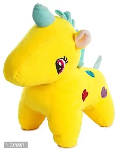Stylish Fancy Yellow Unicorn Soft Toy For Kids Soft Toys Stuffed Toy Plush Toys Teddy Bear For Girls-Boys-Kids