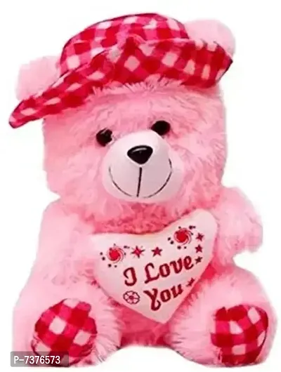 Stylish Fancy Pink Check TeddybearSoft Toys Stuffed Toy Plush Toys Teddy Bear For Girls-Boys-Kids-thumb0