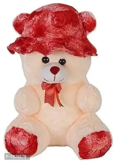 Stylish Fancy Butter-Red Cap Teddy Bear Soft Toys Stuffed Toy Plush Toys Teddy Bear For Girls-Boys-Kids-thumb0