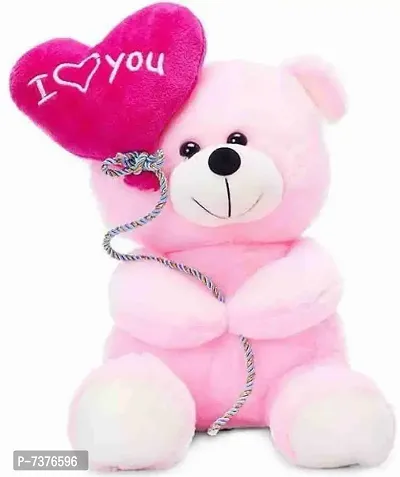 Stylish Fancy I Love U Teddy Bear Soft Toys Stuffed Toy Plush Toys Teddy Bear For Girls-Boys-Kids-thumb0