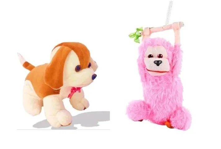 Pack of 2 Sweet Soft Stuffed Toys For Kids