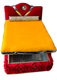 Wooden Laddu Gopal Kanha Ji Box Bed Super Soft Size 0 to 4 No 5 No 6 No-thumb2