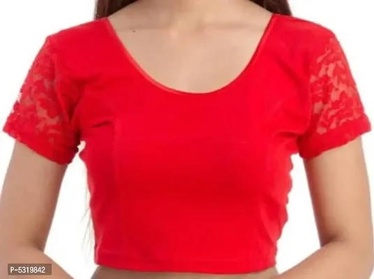 Trendy Silk Stitched Blouse for Women