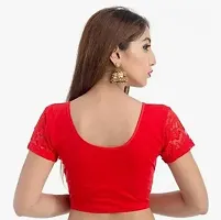 Trendy Silk Stitched Blouse for Women-thumb3